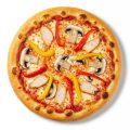 Pizza Pollo Funghi (scharf)